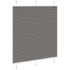 Vidaxl plissé rolgordijn 120x150 cm stofbreedte 119,4 cm antraciet