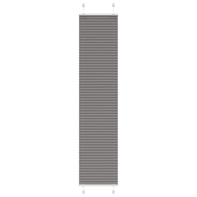 Vidaxl plissé rolgordijn 45x200 cm stofbreedte 44,4 cm antraciet