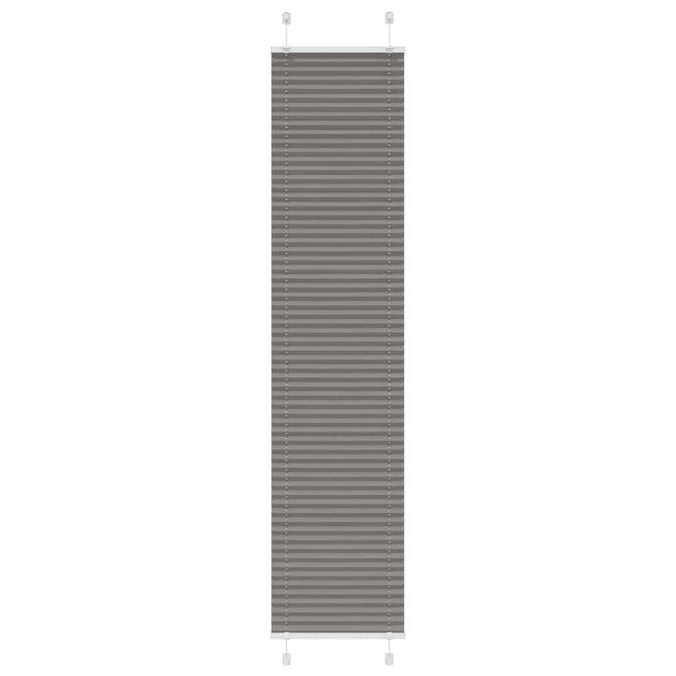 Vidaxl plissé rolgordijn 45x200 cm stofbreedte 44,4 cm antraciet