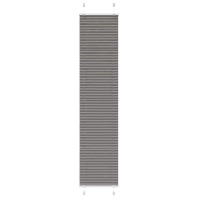 Vidaxl plissé rolgordijn 50x200 cm stofbreedte 49,4 cm antraciet