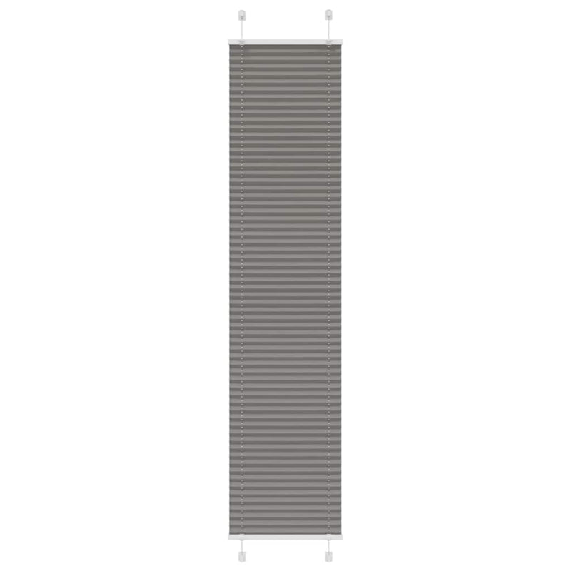 Vidaxl plissé rolgordijn 50x200 cm stofbreedte 49,4 cm antraciet