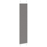 Vidaxl plissé rolgordijn 50x200 cm stofbreedte 49,4 cm antraciet - afbeelding 3