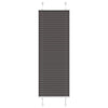 Vidaxl plissé rolgordijn 40x100 cm stofbreedte 39,4 cm polyester zwart