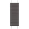 Vidaxl plissé rolgordijn 45x100 cm stofbreedte 44,4 cm polyester zwart