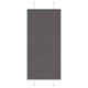 Vidaxl plissé rolgordijn 55x100 cm stofbreedte 54,4 cm polyester zwart