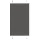 Vidaxl plissé rolgordijn 75x100 cm stofbreedte 74,4 cm polyester zwart