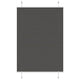 Vidaxl plissé rolgordijn 90x100 cm stofbreedte 89,4 cm polyester zwart