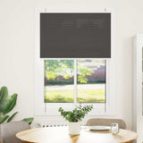 Vidaxl plissé rolgordijn 90x100 cm stofbreedte 89,4 cm polyester zwart - afbeelding 1