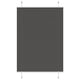 Vidaxl plissé rolgordijn 95x100 cm stofbreedte 94,4 cm polyester zwart