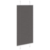 Vidaxl plissé rolgordijn 60x150 cm stofbreedte 59,4 cm polyester zwart