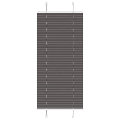 Vidaxl plissé rolgordijn 65x150 cm stofbreedte 64,4 cm polyester zwart