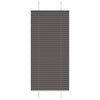 Vidaxl plissé rolgordijn 65x150 cm stofbreedte 64,4 cm polyester zwart
