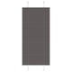 Vidaxl plissé rolgordijn 65x150 cm stofbreedte 64,4 cm polyester zwart