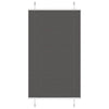 Vidaxl plissé rolgordijn 70x150 cm stofbreedte 69,4 cm polyester zwart