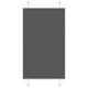 Vidaxl plissé rolgordijn 75x150 cm stofbreedte 74,4 cm polyester zwart