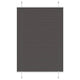 Vidaxl plissé rolgordijn 95x150 cm stofbreedte 94,4 cm polyester zwart