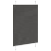 Vidaxl plissé rolgordijn 95x150 cm stofbreedte 94,4 cm polyester zwart