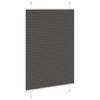 Vidaxl plissé rolgordijn 100x150 cm stofbreedte 99,4cm polyester zwart