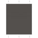 Vidaxl plissé rolgordijn 105x150cm stofbreedte 104,4cm polyester zwart