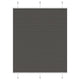 Vidaxl plissé rolgordijn 110x150cm stofbreedte 109,4cm polyester zwart