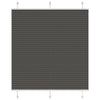 Vidaxl plissé rolgordijn 120x150cm stofbreedte 119,4cm polyester zwart
