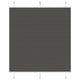 Vidaxl plissé rolgordijn 120x150cm stofbreedte 119,4cm polyester zwart