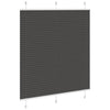 Vidaxl plissé rolgordijn 120x150cm stofbreedte 119,4cm polyester zwart