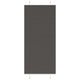 Vidaxl plissé rolgordijn 95x200 cm stofbreedte 94,4 cm polyester zwart