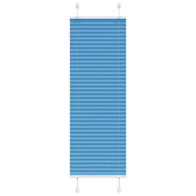 Vidaxl plissé rolgordijn 40x100 cm stofbreedte 39,4 cm polyester blauw