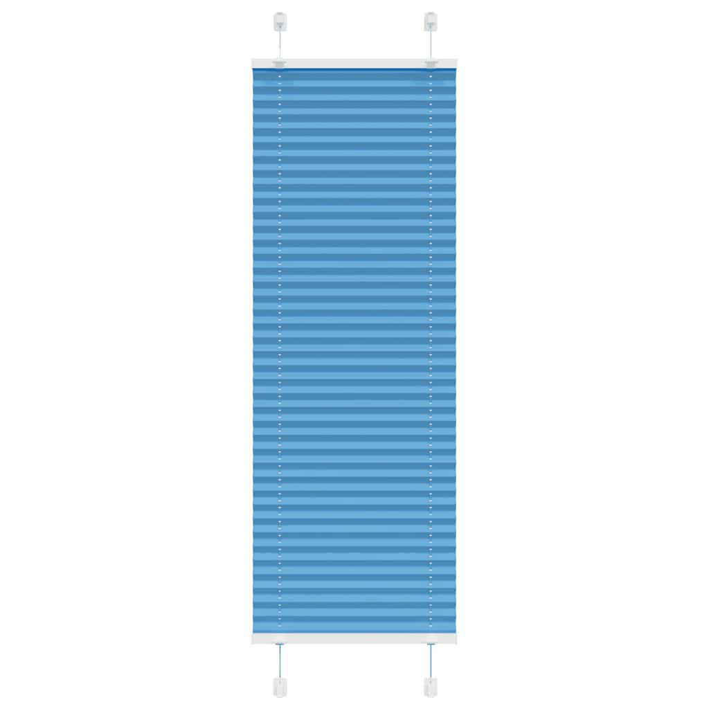 Vidaxl plissé rolgordijn 45x100 cm stofbreedte 44,4 cm polyester blauw