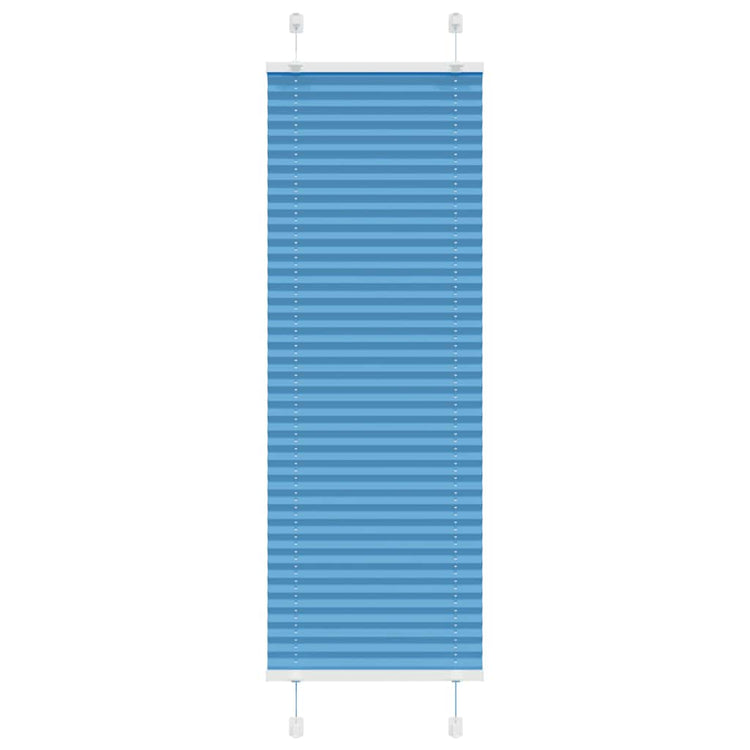 Vidaxl plissé rolgordijn 45x100 cm stofbreedte 44,4 cm polyester blauw