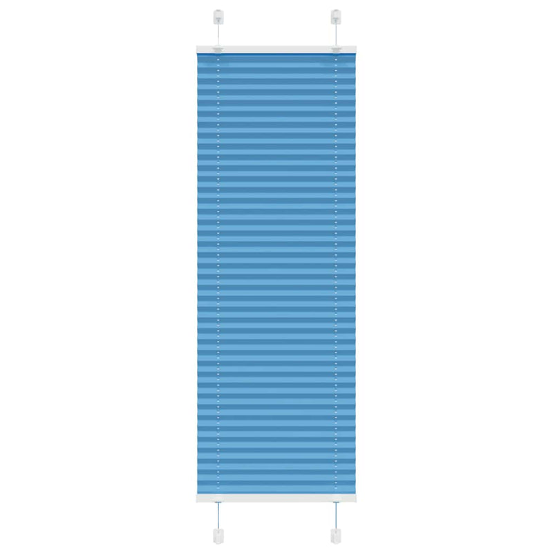 Vidaxl plissé rolgordijn 45x100 cm stofbreedte 44,4 cm polyester blauw