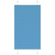 Vidaxl plissé rolgordijn 75x100 cm stofbreedte 74,4 cm polyester blauw