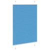 Vidaxl plissé rolgordijn 85x100 cm stofbreedte 84,4 cm polyester blauw