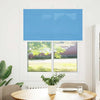 Vidaxl plissé rolgordijn 105x100cm stofbreedte 104,4cm polyester blauw