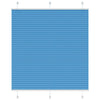 Vidaxl plissé rolgordijn 120x100cm stofbreedte 119,4cm polyester blauw