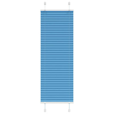 Vidaxl plissé rolgordijn 50x150 cm stofbreedte 49,4 cm polyester blauw