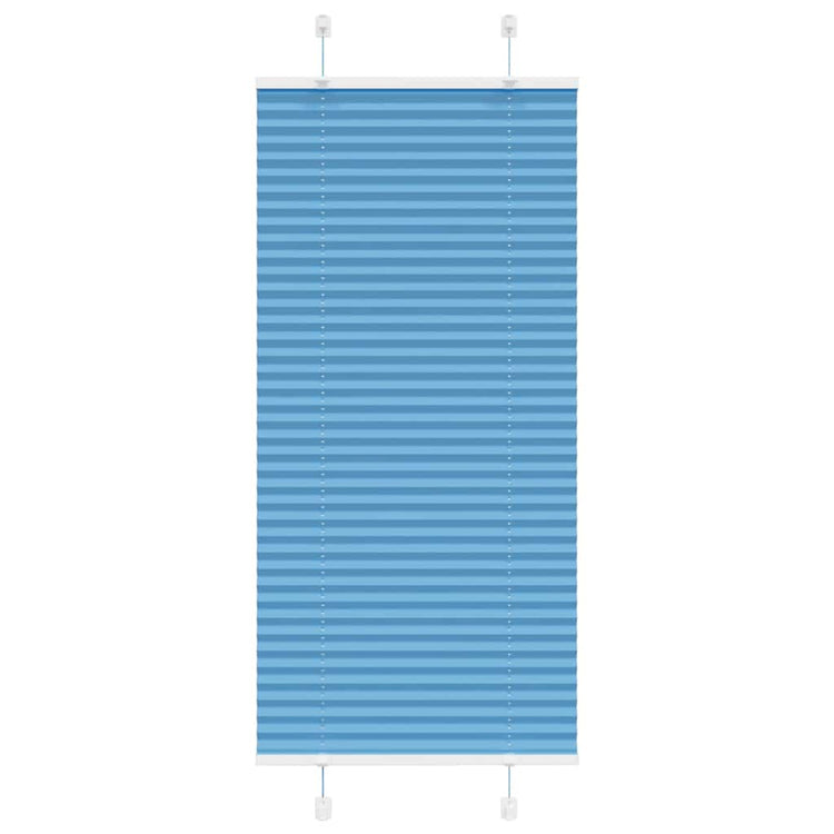 Vidaxl plissé rolgordijn 55x150 cm stofbreedte 54,4 cm polyester blauw