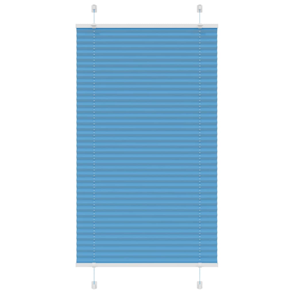 Vidaxl plissé rolgordijn 70x150 cm stofbreedte 69,4 cm polyester blauw