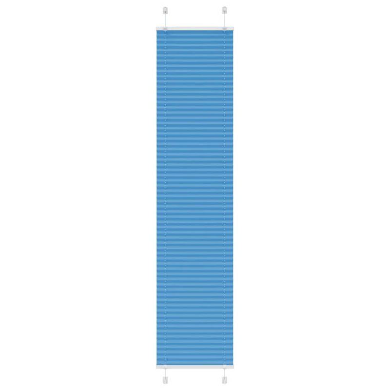 Vidaxl plissé rolgordijn 50x200 cm stofbreedte 49,4 cm polyester blauw