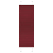 Vidaxl plissé rolgordijn 40x100 cm stofbreedte 39,4 cm bordeauxrood - afbeelding 1