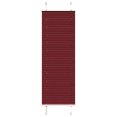 Vidaxl plissé rolgordijn 40x100 cm stofbreedte 39,4 cm bordeauxrood