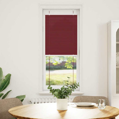 Vidaxl plissé rolgordijn 40x100 cm stofbreedte 39,4 cm bordeauxrood