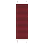 Vidaxl plissé rolgordijn 45x100 cm stofbreedte 44,4 cm bordeauxrood - afbeelding 1