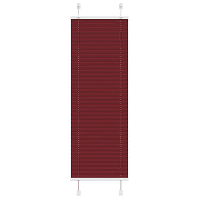 Vidaxl plissé rolgordijn 45x100 cm stofbreedte 44,4 cm bordeauxrood