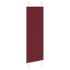 Vidaxl plissé rolgordijn 45x100 cm stofbreedte 44,4 cm bordeauxrood
