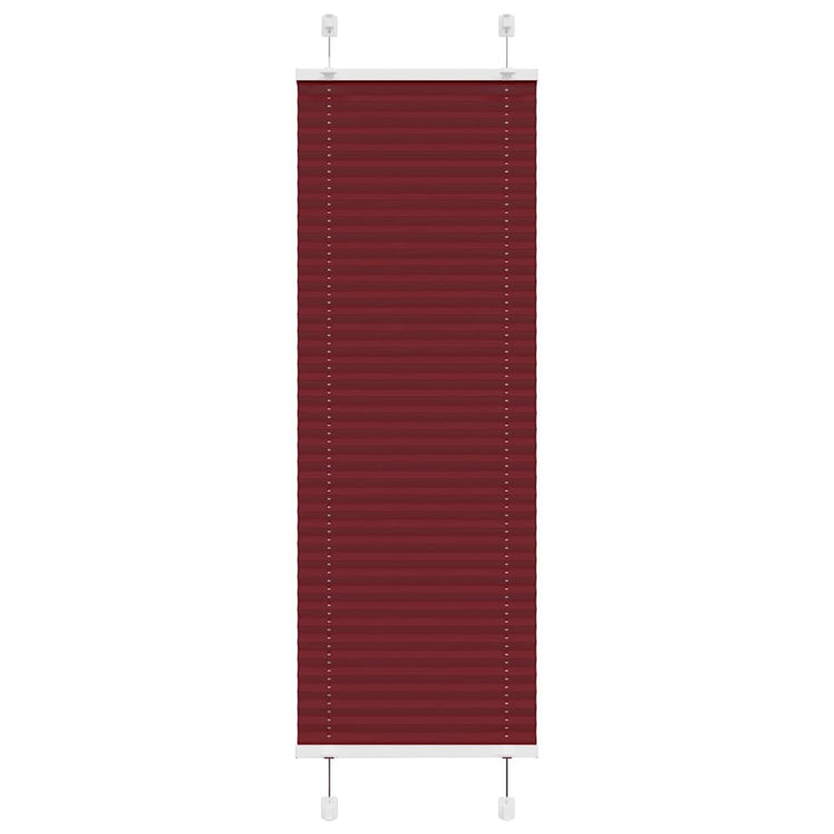 Vidaxl plissé rolgordijn 50x100 cm stofbreedte 49,4 cm bordeauxrood