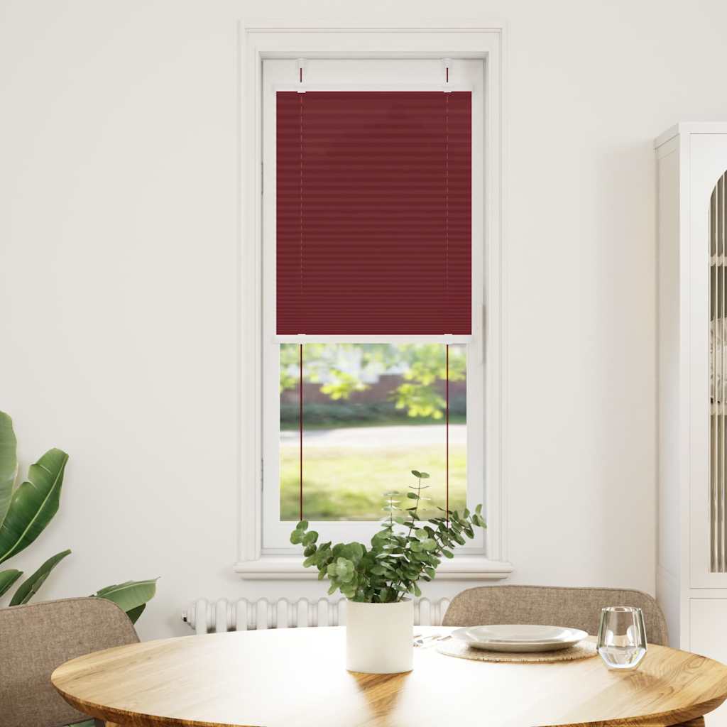 Vidaxl plissé rolgordijn 50x100 cm stofbreedte 49,4 cm bordeauxrood