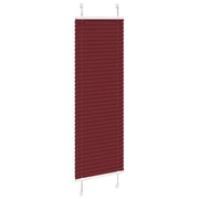 Vidaxl plissé rolgordijn 50x100 cm stofbreedte 49,4 cm bordeauxrood - afbeelding 3