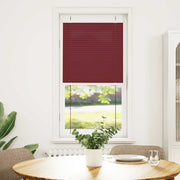 Vidaxl plissé rolgordijn 60x100 cm stofbreedte 59,4 cm bordeauxrood - afbeelding 2